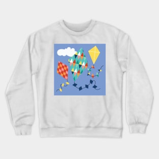 flying kites Crewneck Sweatshirt